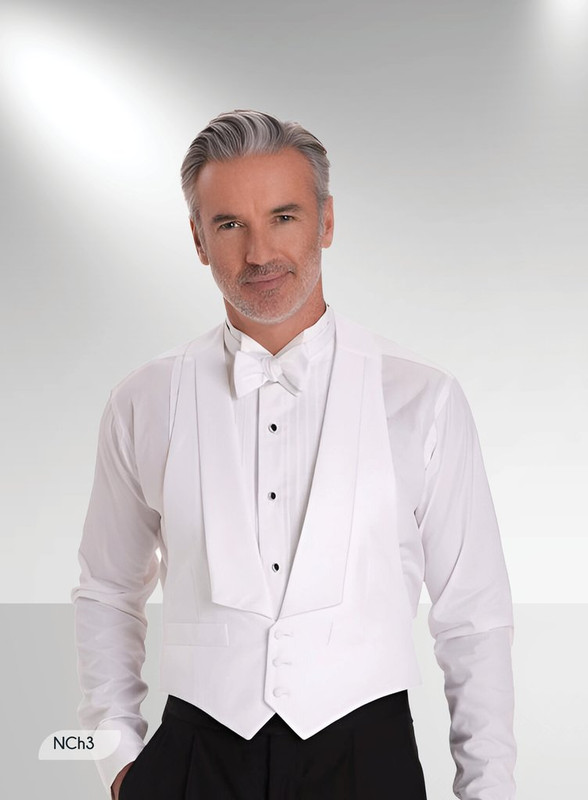 [NCh3] Chaleco de Novio con Pespunte