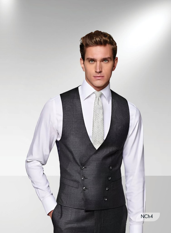 [NCh4] Chaleco Slim Fit de Novio