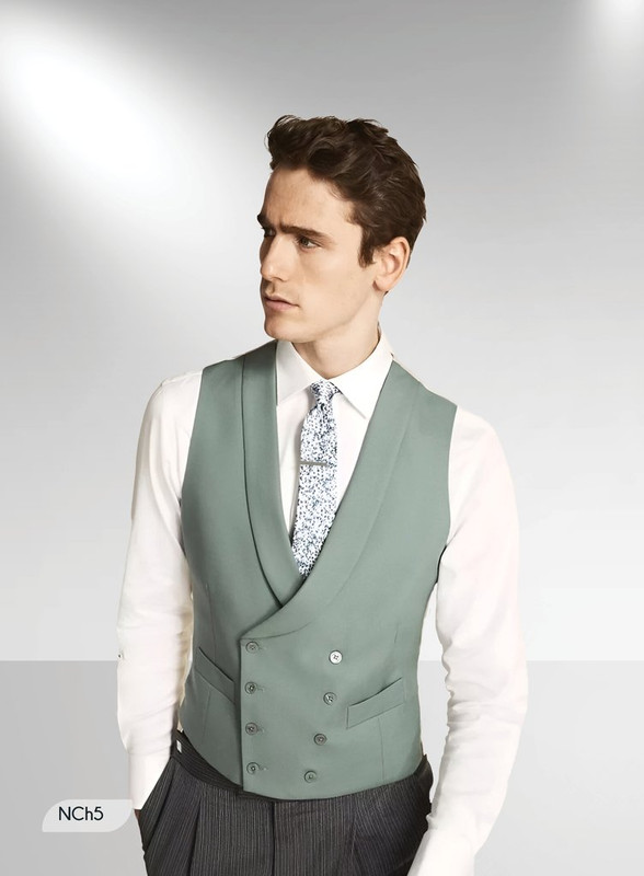 [NCh5] Chaleco de Novio con Textura