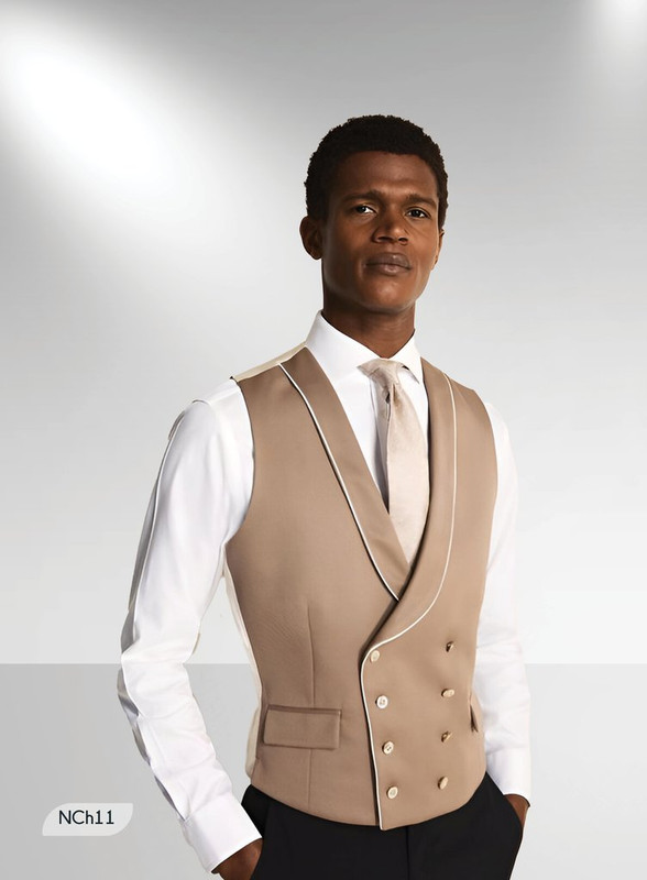 [NCh11] Chaleco de Novio con Detalles