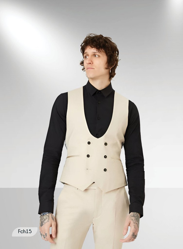 Chaleco Negro Texturizado