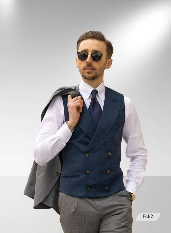 [FCh2] Chaleco Gris Plateado